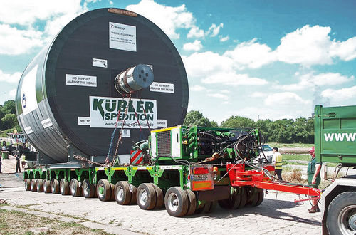 Carro de transferência motorizado mais de 6 eixos - InterCombi  - SCHEUERLE Fahrzeugfabrik GmbH - para cargas pesadas / modular