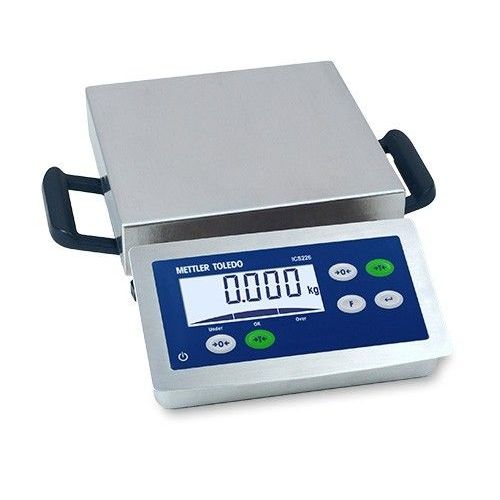 Balança com plataforma - ICS226-QA15F-EU - METTLER TOLEDO - quilograma / com display LCD / em aço inoxidável