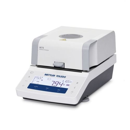 Balança determinadora de umidade de laboratório - HE73 (115V) - METTLER TOLEDO - com display LCD / RS-232 / para a indústria alimentícia