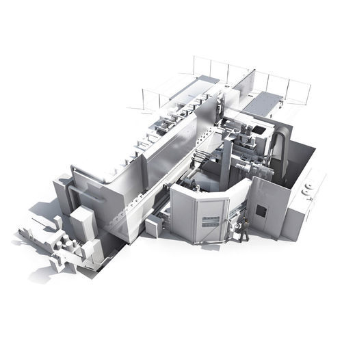 Centro de usinagem CNC de 5 eixos - Scharmann ECOFORCE Ti 9 / Ti 13 - Starrag - vertical / de dois fusos / HSK-A 100