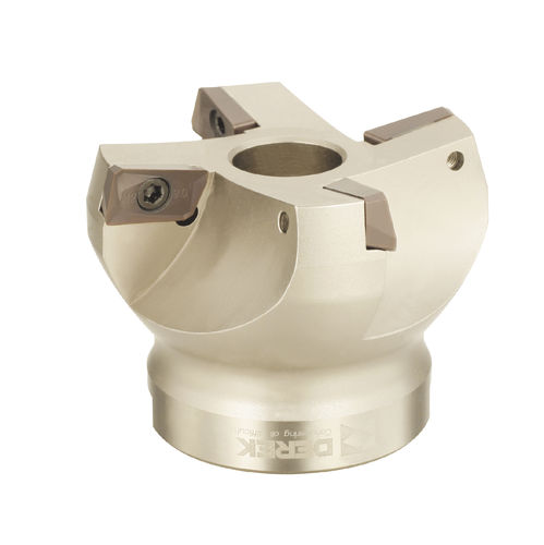 Fresa de faceamento - PE series - Ningbo Derek Tools Co., Ltd - de dois tamanhos / em carboneto sólido / com pastilhas de corte