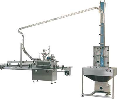 Alimentador vertical - AV600 - FMT - compatível com tampadora / de tampas / automático