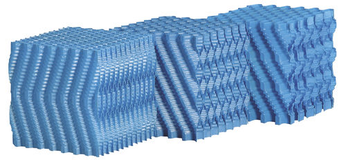 Bloco de enchimento em material plástico - KFP-SP series - Brentwood Europe GmbH - para torre de resfriamento