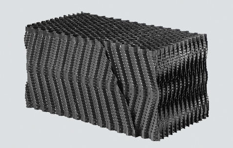 Bloco de enchimento em material plástico - PLASdek® - Brentwood Europe GmbH - para torre de resfriamento