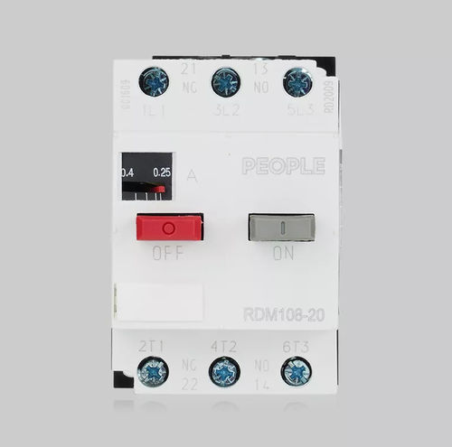 Disjuntor de ar - RDM108 series - PEOPLE ELE. APPLIANCE GROUP CO., LTD. - para sobrecarga / com proteção contra curto-circuitos / para proteção de motor