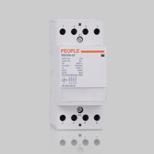 Contator de potência - RDCH8 series - PEOPLE ELE. APPLIANCE GROUP CO., LTD. - CA / para trilho DIN / modular