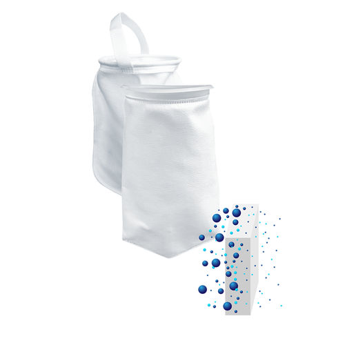 Bolsa filtrante para líquidos - QUALIPOCHE F - Siebec - em poliéster / em polipropileno / em PTFE