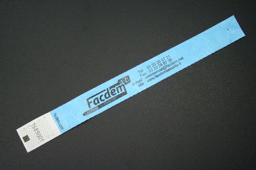 Pulseira de identificação em Tyvek® - ETIGO