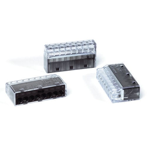 Borne de encaixe - HECP-8-PC-CL/GY - HellermannTyton - com conexão de mola