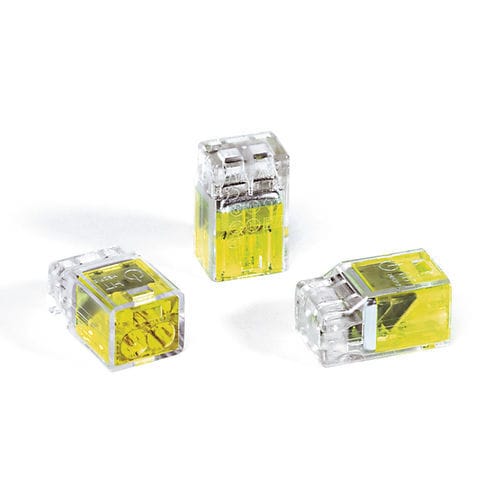 Borne para trilho DIN - HECP-2-PC-CL/YE - HellermannTyton - de mola / push-in