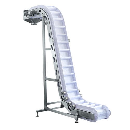 Transportador com taliscas - KP-SE series - Shanghai Kingrun Machinery Equipment CO., LTD - em Z / de transporte / compacto