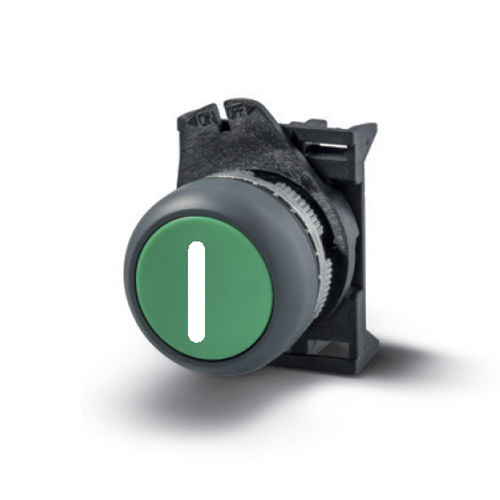 Botão de comando sensível ao toque - PPRN2GL/I - Operatore ø22 IP67/IP69K - GREY LINE - Giovenzana International B.V. - ação momentânea / para montagem nivelada com superfície
