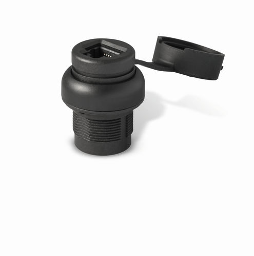 Conector de dados - PP2RJ45BL - Presa RJ45 BLACK LINE - Giovenzana International B.V. - RJ45