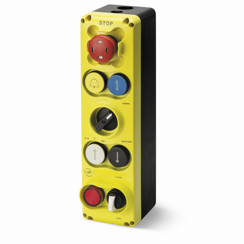 Botoeira de 8 botões - GM754 - Giovenzana International B.V. - IP54 / para elevador