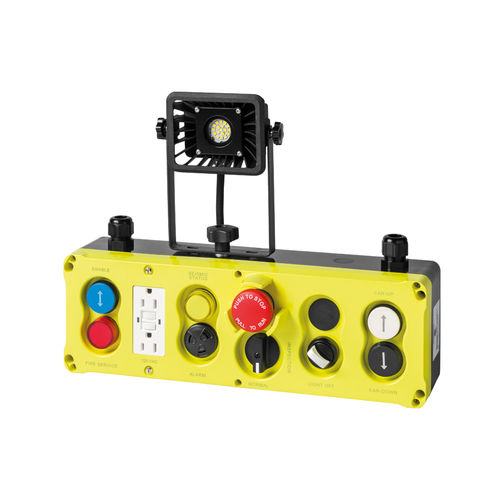 Botoeira de 7 botões - GMS312 - Giovenzana International B.V. - IP54 / para elevador / com aviso sonoro