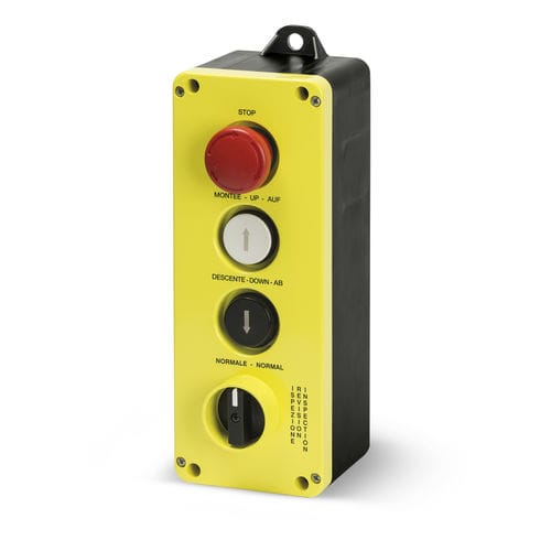 Botoeira de 4 botões - GM444N - Giovenzana International B.V. - IP65 / com desbloqueio de rotação