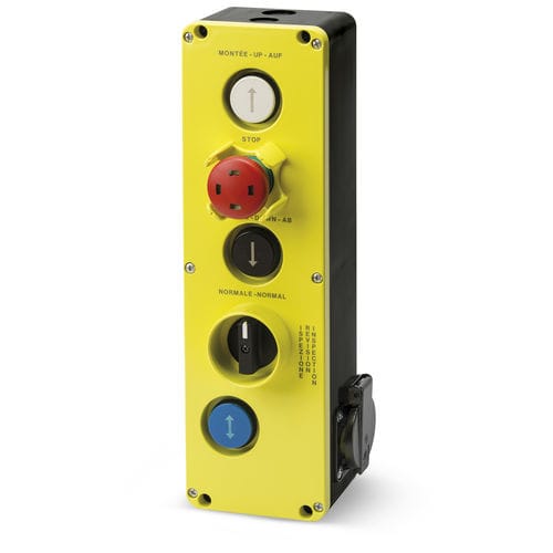 Botoeira de 5 botões - GM663 - Giovenzana International B.V. - IP65 / para elevador