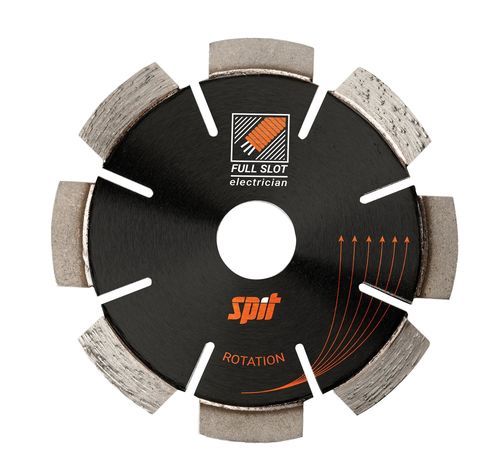 Lâmina para serra circular - BRICK WALL CHASING BLADES FULLSLOT - SPIT-IMPEX - de corte de seccionamento / diamantada / para concreto