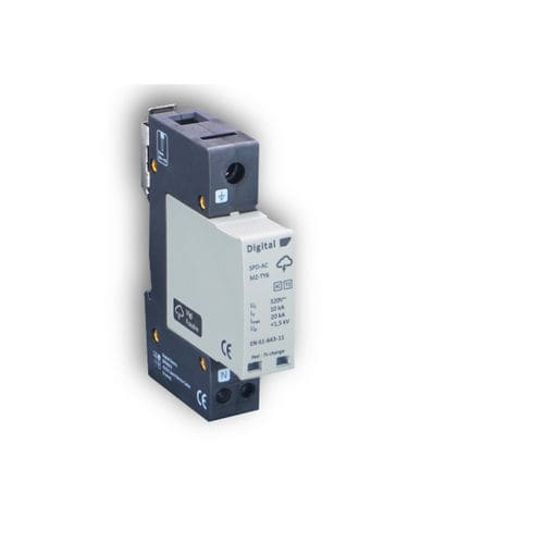 Dispositivo de proteção contra surtos de tipo 2 - 08102 - DIGITAL ELECTRIC - contra sobretensão / desconectável