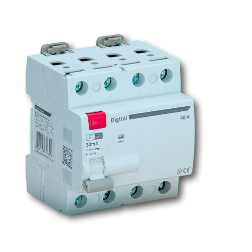 Interruptor diferencial residual diferencial - 03448 - DIGITAL ELECTRIC - CA / de corrente residual / tipo F