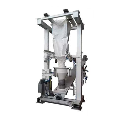 Esvaziador de sacos big-bags vibratório - GVF Impianti Srl - com dispositivo de içamento