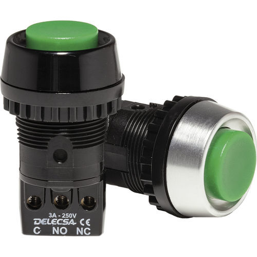 Botão de comando de mola - D-4050 - DELECSA - resistente à umidade / robusto / IP65
