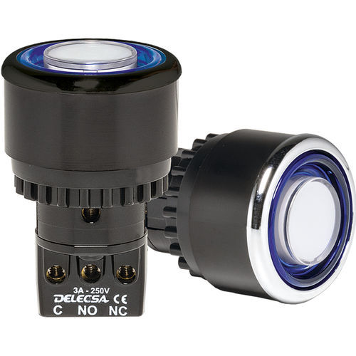 Botão de comando de mola - D-4704 - DELECSA - resistente à umidade / robusto / IP55