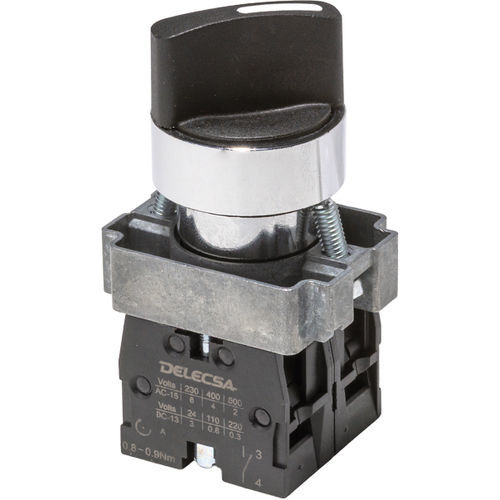 Interruptor seletor - D-7807 - DELECSA - IP54 / ENEC / de embutir