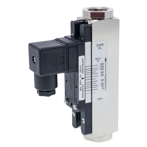 Medidor de vazão de área variável - DWM-L - Meister Strömungstechnik GmbH - volumétrico / para gás / DN 25 mm (1")
