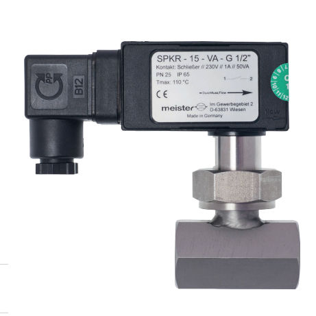 Controlador de fluxo magnético - SPKR - Meister Strömungstechnik GmbH - reed / tipo palheta / para líquidos
