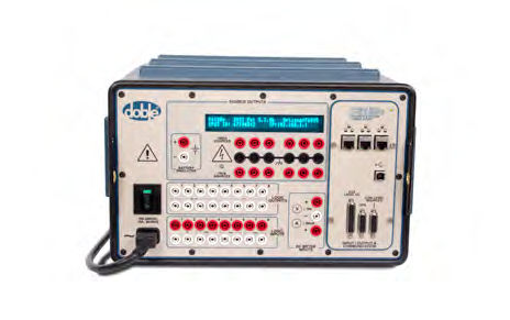 Aparelho de teste de resistência elétrica - F6150e    - Doble Engineering Company - para relés / digital