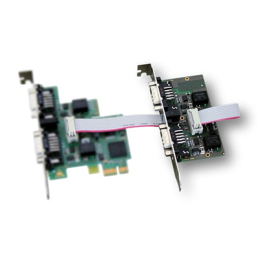 Placa de comunicação PCI Express com duas saídas - CAN/402-Slot2-LIN - esd electronics gmbh