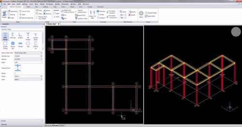 Software de análise de estrutura - CADWorx® Structure - Hexagon PPM - de automação / de modelagem / de CAD