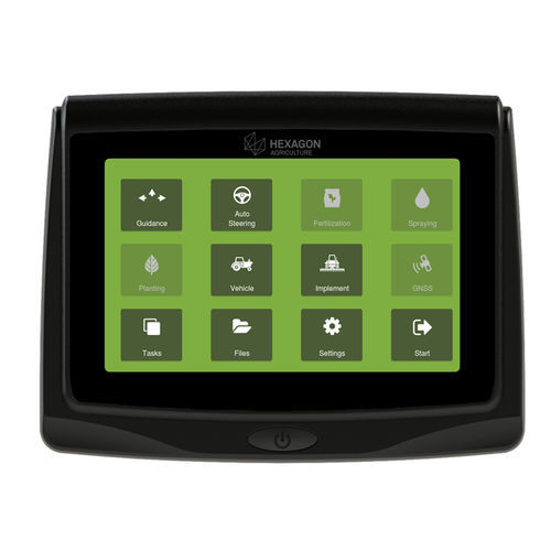 Display LCD - HxGN AgrOn ISOBUS - Hexagon PPM - com tela sensível ao toque / 800 x 480 / 1280 x 800