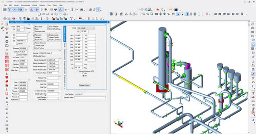 Software de análise - CAESAR II® - Hexagon PPM - de análise dinâmica / de criação / de CAD