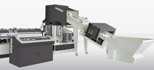 Extrusora de rosca única - HNT-V series - Polystar Machinery Co., Ltd. - de reciclagem / para PE