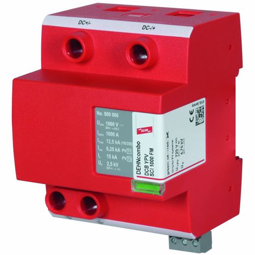 Dispositivo de proteção contra surtos de tipo 2 - DCB YPV  series - DEHN + SÖHNE - de tipo 1 / para fonte de alimentação / para usina de energia fotovoltaica