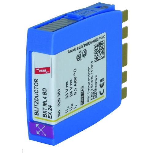 Dispositivo de proteção contra surtos de tipo 2 - BXT ML4 BD EX 24 - DEHN + SÖHNE - para rede de telecomunicações / compacto / multipolar
