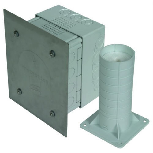 Caixa de passagem elétrica para montagem nivelada com superfície - TSKS WDVS 185X140X88 AH50.200 K V2A - DEHN + SÖHNE - à prova de água / em aço inoxidável / com prensa-cabos