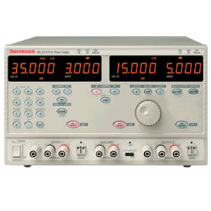 Fonte de alimentação elétrica de bancada - XDL  - AMETEK Programmable Power - CC / com três saídas / de laboratório