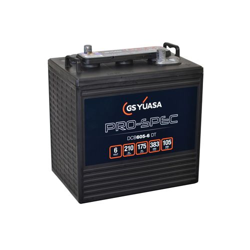 Bateria AGM - DCB605-6(DT) - GS Yuasa - monobloco / 6 V / para veículo elétrico