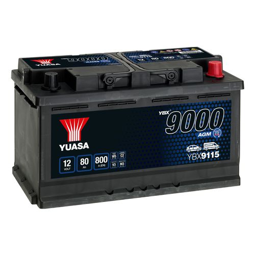Bateria de chumbo-ácido - YBX9115 - GS Yuasa - monobloco / 12 V / para veículo elétrico