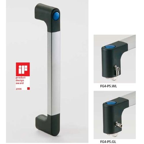 Puxador funcional - FG4-P series - Rohde AG - para porta / em alumínio / em poliamida