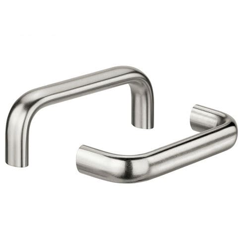 Puxador tipo alça - EO - Rohde AG - para porta / em aço inoxidável / oval