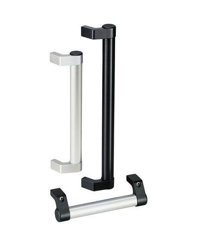 Puxador tubular - W1 series - Rohde AG - para porta / em alumínio / em aço inoxidável