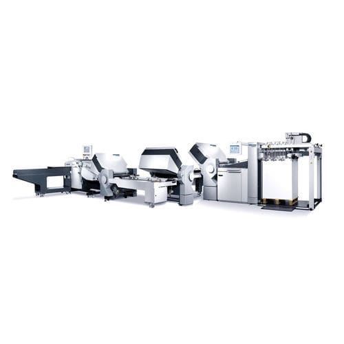 Máquina dobradeira para papel - Stahlfolder TH/KH - Heidelberger Druckmaschinen AG - automática
