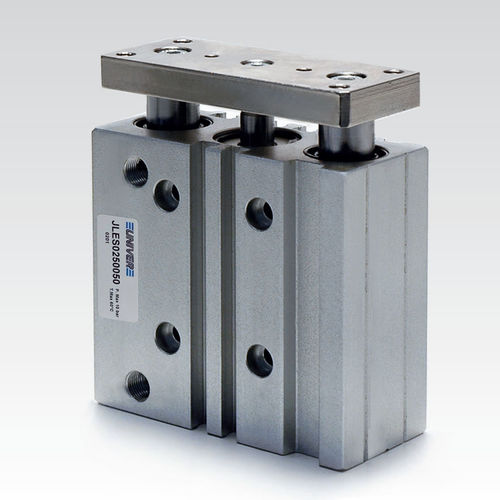 Cilindro guiado - JLE series  - UNIVER Group - pneumático / com haste / de pistões múltiplos