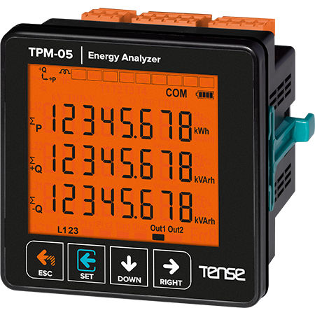Analisador de rede de CA - TPM-05 - Tense Electronic - de potência / de tensão / do fator de potência
