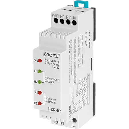 Relé temporizador eletrônico - HSR-02 - Tense Electronic - de sequência / para trilho DIN