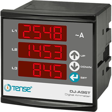 Amperímetro digital - DJ-A96T - Tense Electronic - CA / trifásico / para montagem em painel
